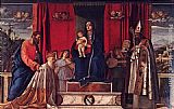 Giovanni Bellini Canvas Paintings - Barbarigo Altarpiece